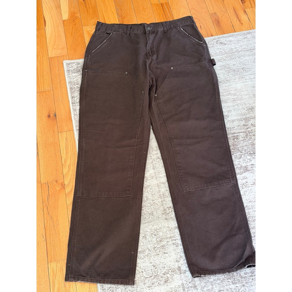 Carhartt B136-DKB loose original fit double-knee work pant duck canvas 34x32